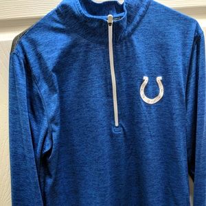 Men's Majestic Indianapolis Colts Zip Up (Medium)